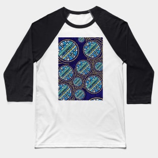 The Afterlife - Ancient Egyptians - Detailed Circles - Navy Blue Baseball T-Shirt
